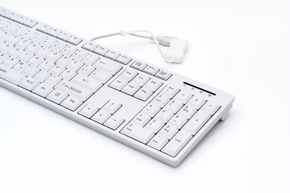GETT TKL-105-GCQ-IP68-KGEH-WHITE-USB klaviatūra Photo 2