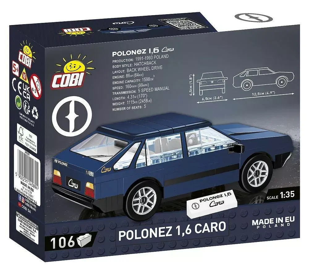 Cobi Polonez 1,6 Caro model kit (MPN 24589) Photo 3