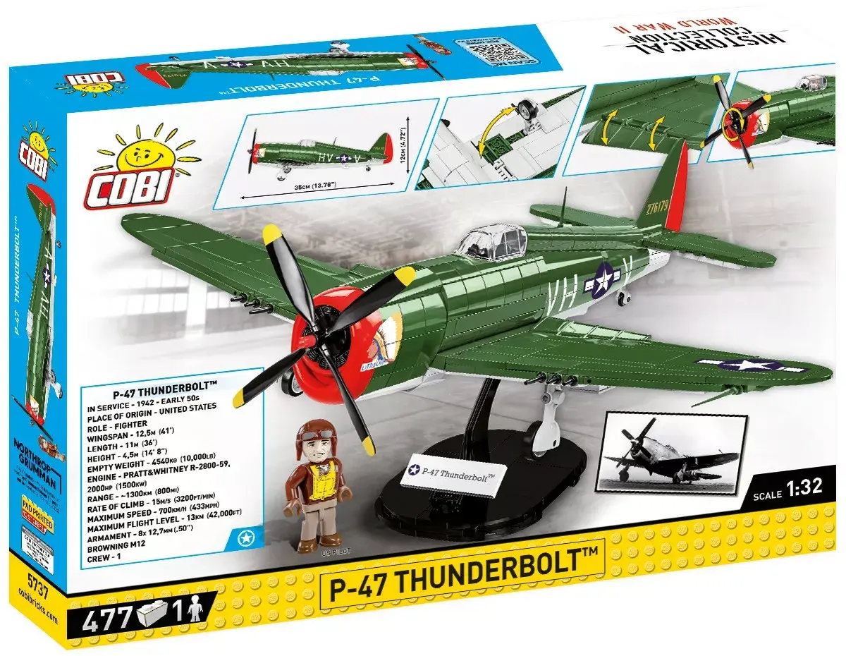 Cobi P-47 Thunderbolt 5737 модель 1:48 Photo 3