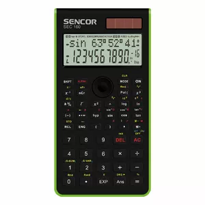Sencor SEC 160 GN kalkulators Kabata Zinātniskais kalkulators Melns, Zaļš