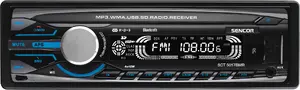 Car radio SENCOR SCT 5017BMR — single-DIN, Bluetooth, USB/SD/MMC, AUX, detachable front, LCD, RDS, AM/FM