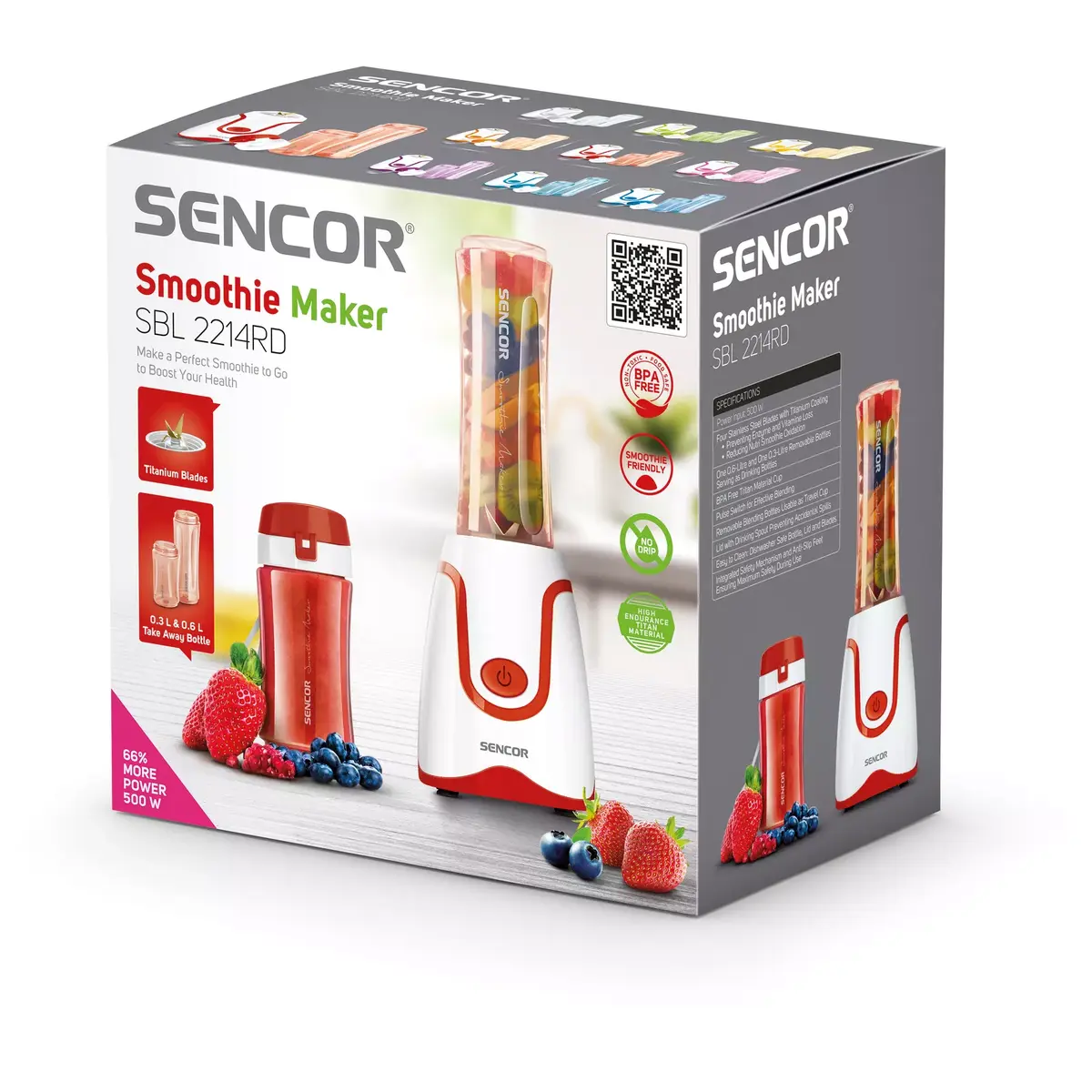 Настольный блендер Sencor SBL 2214RD Photo 11