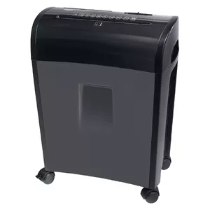 Paper shredder SENCOR SSK 482 — cross cut, 220 mm entry, 5×16 mm, 10 sheets, 14 L bin, black