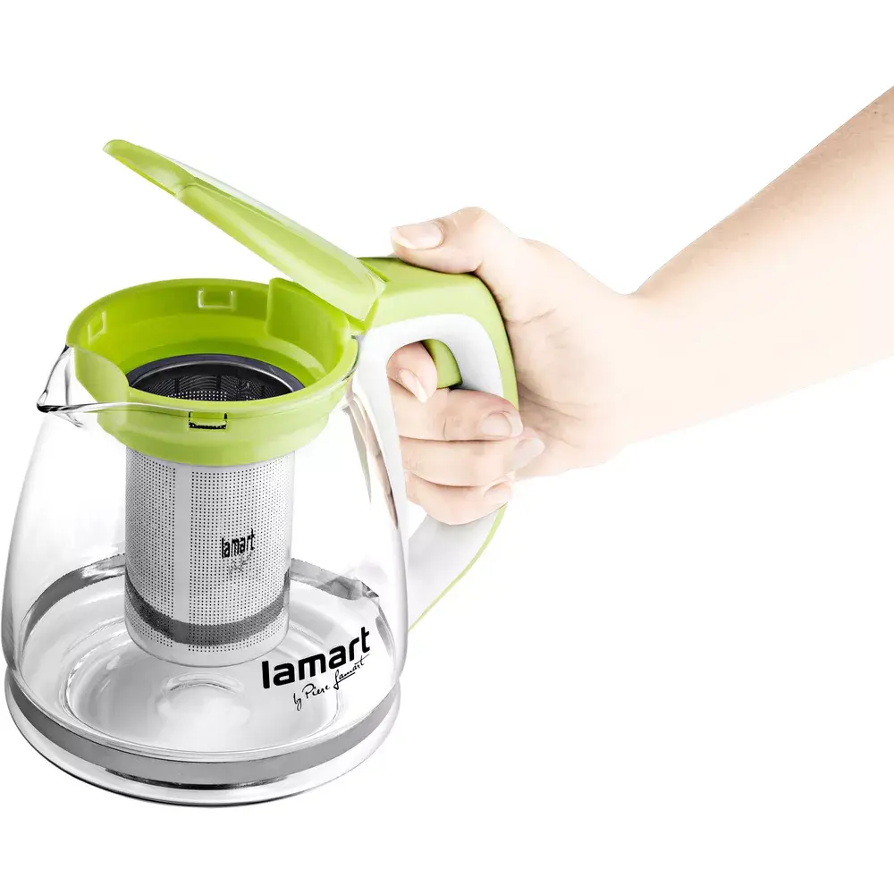 LAMART LT7026 glass infuser teapot 1.1 L Photo 4