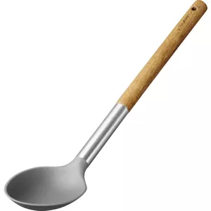 Lamart LT3978 spoon Serving spoon Nylon, Stainless steel, Wood Brown, Grey, Stainless steel 1 pc(s)
