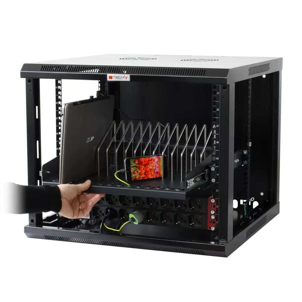Plaukts skapim Techly I-CABINET-TRAY14BK Photo 2