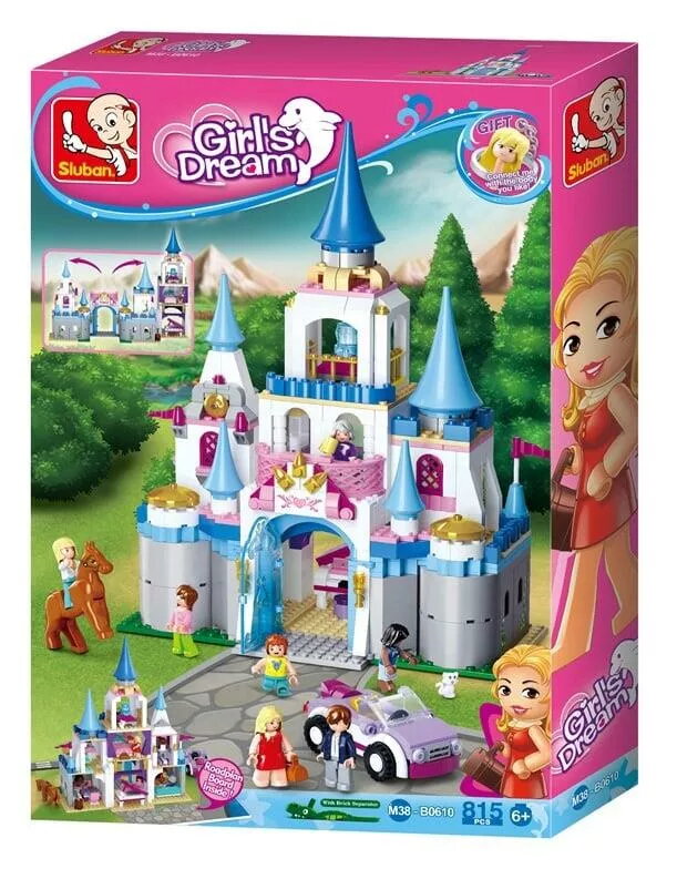 Rotaļu konstruktors Sluban Girls Dream Castle
