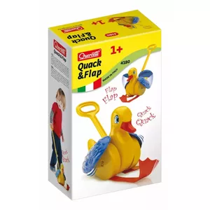 Игрушка Quercetti Duck Flap — интерактивная детская игрушка с открывающейся створкой, модель 8007905041802