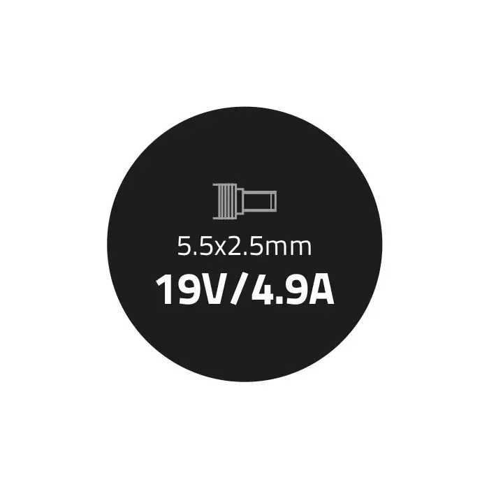Klēpjdatora adapteris QOLTEC 50076 90W 19V Photo 3