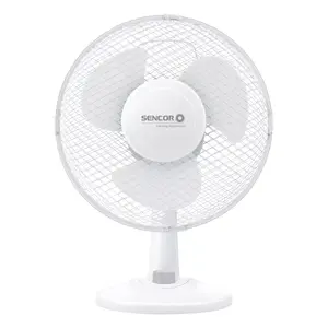 Galda ventilators SENCOR SFE 2320WH — 2 ātrumi, 30 W, 50 dB, balts, 275×215×384 mm