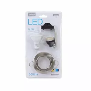 LED spuldze OMEGA GU10 7W 2800K — 7 W, GU10 pamatne, 2800 K siltā balta