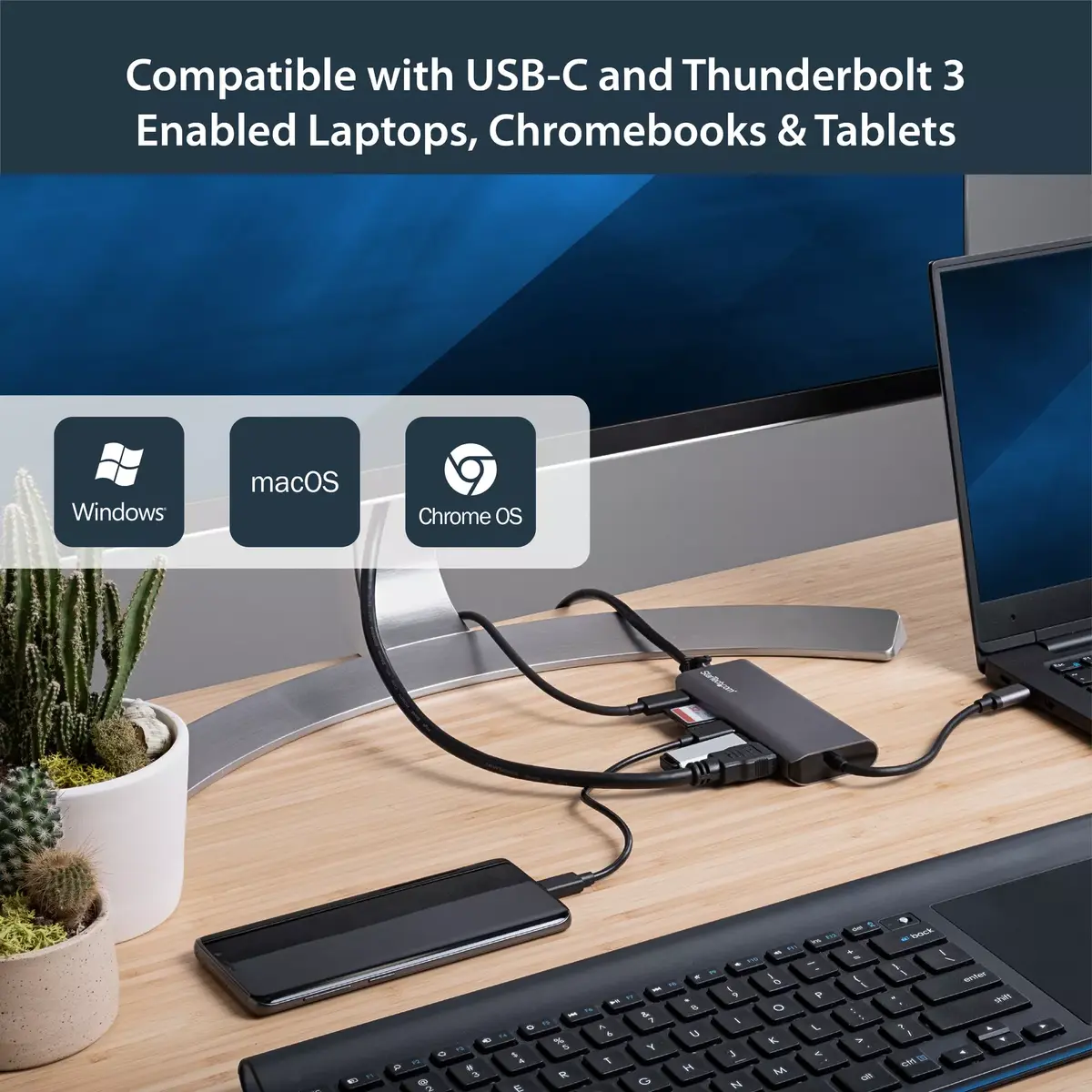 USB C Multiport Adapter StarTech DKT30CSDHPD Photo 8