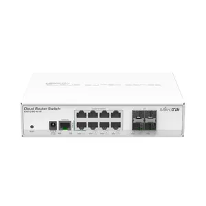 Mikrotik CRS112-8G-4S-IN сетевой коммутатор Управляемый L3 Gigabit Ethernet (10/100/1000) Питание по Ethernet (PoE) Белый