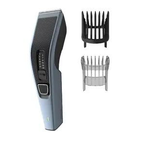 Машинка для стрижки волос Philips 3000 series HC3530/15 лезвия из нержавеющей стали 13 установок длины 0.5-23 мм Аккумулятор/Сеть Черный Синий