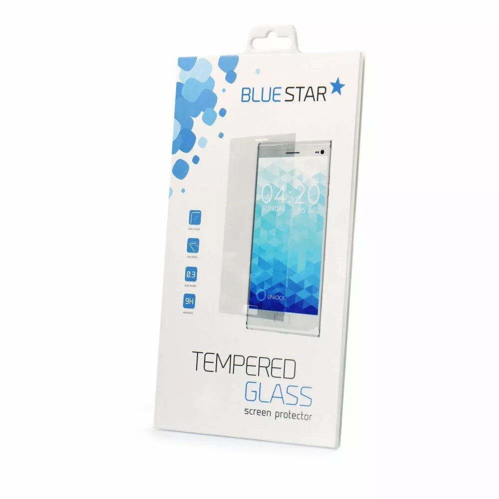 Rūdīta stikla ekrāna aizsargs blue star
