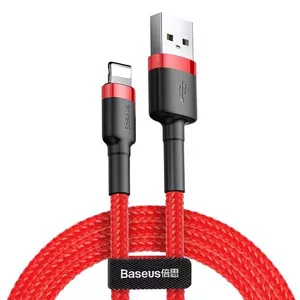 Baseus Cafule USB to Lightning cable 2.4A 1m Black, Red