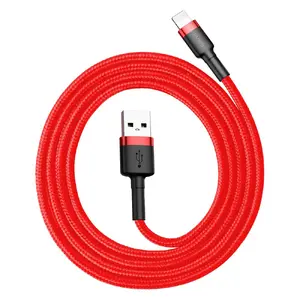Baseus Cafule USB to Lightning Cable 2.4A 1m Black, Red