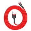 Baseus Cafule USB to Lightning Cable 2.4A 1m Black, Red | Convenient Smart Cable Photo 2