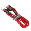 Baseus Cafule USB to Lightning Cable 2.4A 1m Black, Red | Convenient Smart Cable Photo 3