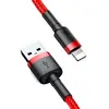 Baseus Cafule USB to Lightning Cable 2.4A 1m Black, Red | Convenient Smart Cable Photo 4