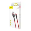 Baseus Cafule USB to Lightning Cable 2.4A 1m Black, Red | Convenient Smart Cable Photo 6
