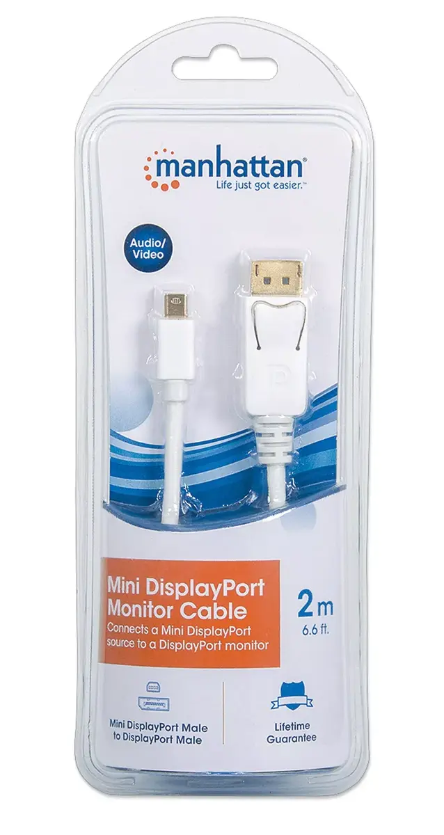 MANHATTAN Mini DisplayPort uz DisplayPort 393812, 2 m Photo 5