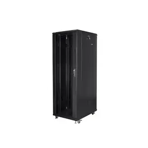 Rack cabinet LANBERG FF01-8847-12B 47U freestanding 2270×800×800 mm, 800 kg, IP20, black