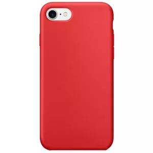 Protective silicone case Evelatus for Apple iPhone 8 Plus / 7 Plus — soft-touch, red