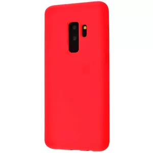 Protective soft-touch TPU phone case Evelatus for Samsung S9 Plus, nano silicone, red