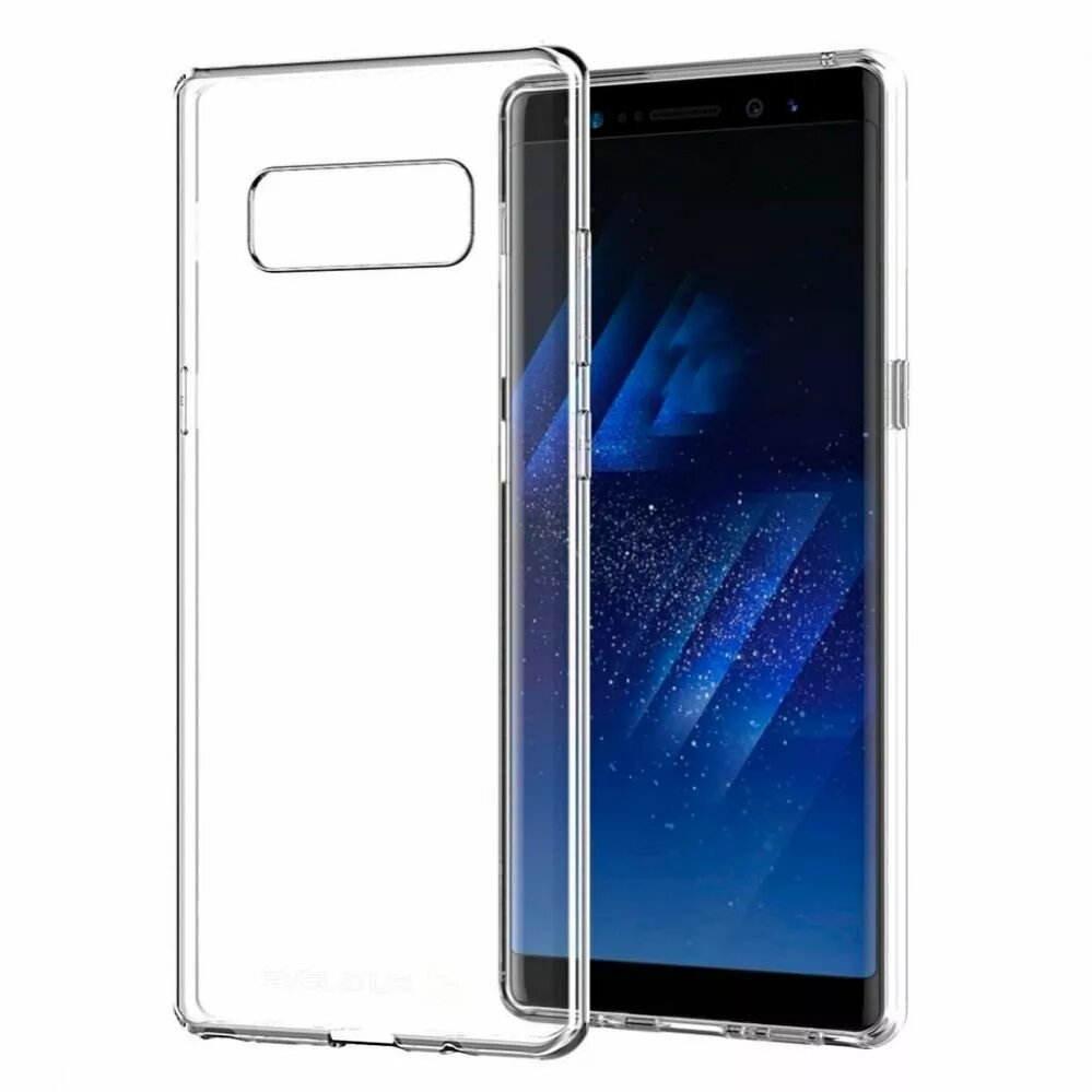 Caurspīdīgs silikona maciņš Evelatus priekš Samsung
