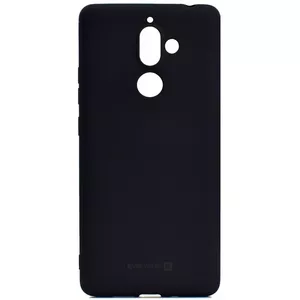 Silikona vāciņš Evelatus priekš Nokia 7 Plus — soft-touch TPU, melns