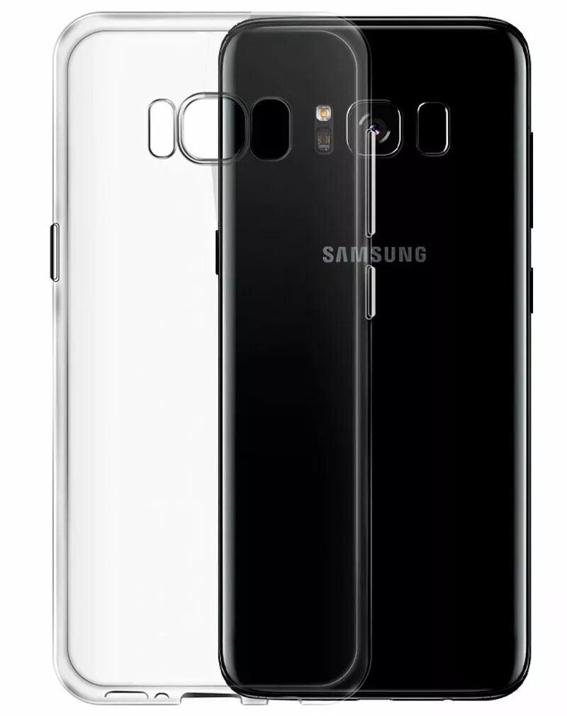 Caurspīdīgs silikona maciņš Evelatus priekš Samsung