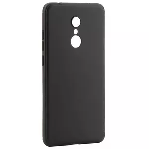 Силиконовый чехол Evelatus для Xiaomi Redmi 5 — черный, мягкая защитная накладка