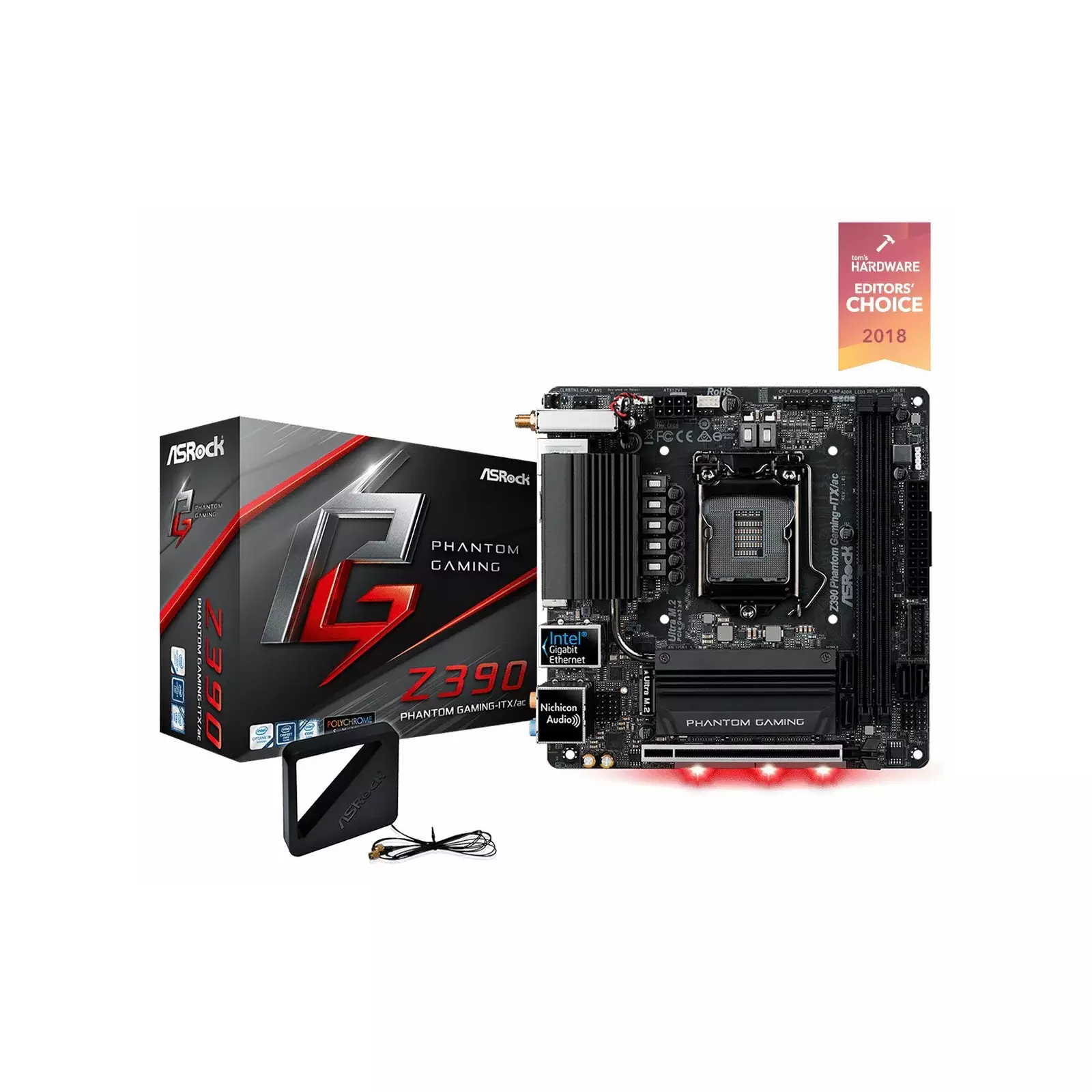 Asrock Z390 Phantom Gaming-ITX/ac Intel 90-MXB8L0-A0UAYZ