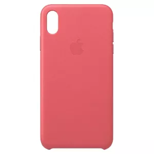 Ādas vāciņš Apple iPhone XS Max Rozā