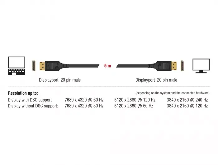 Кабель DisplayPort DeLOCK 85658 Photo 2