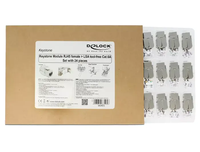 RJ45/LSA Cat.6A DeLOCK 86405 Photo 4