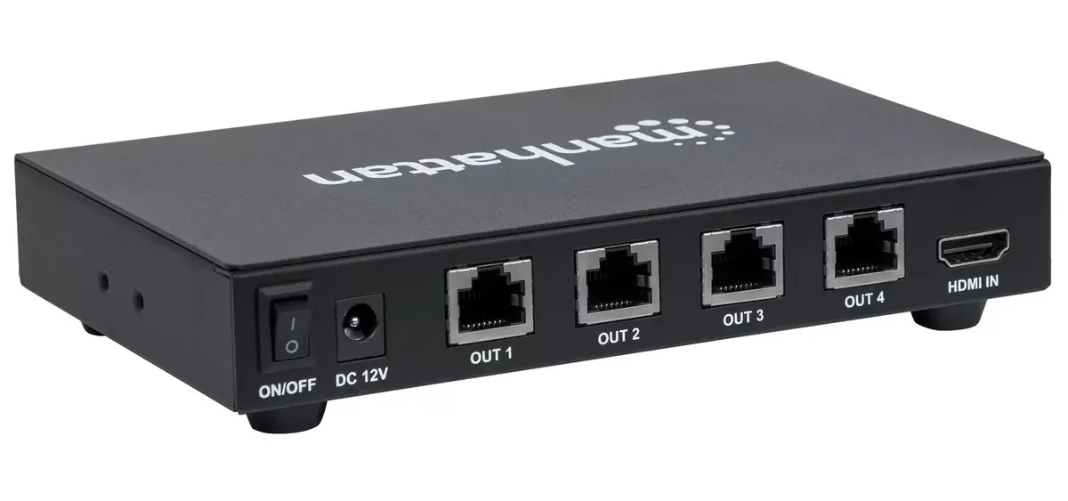 AV transmitter Manhattan 1080p 4-Port HDMI Extending Splitter Photo 6