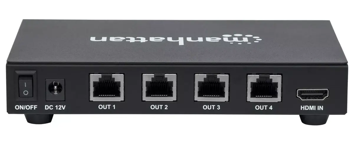 AV transmitter Manhattan 1080p 4-Port HDMI Extending Splitter Photo 7