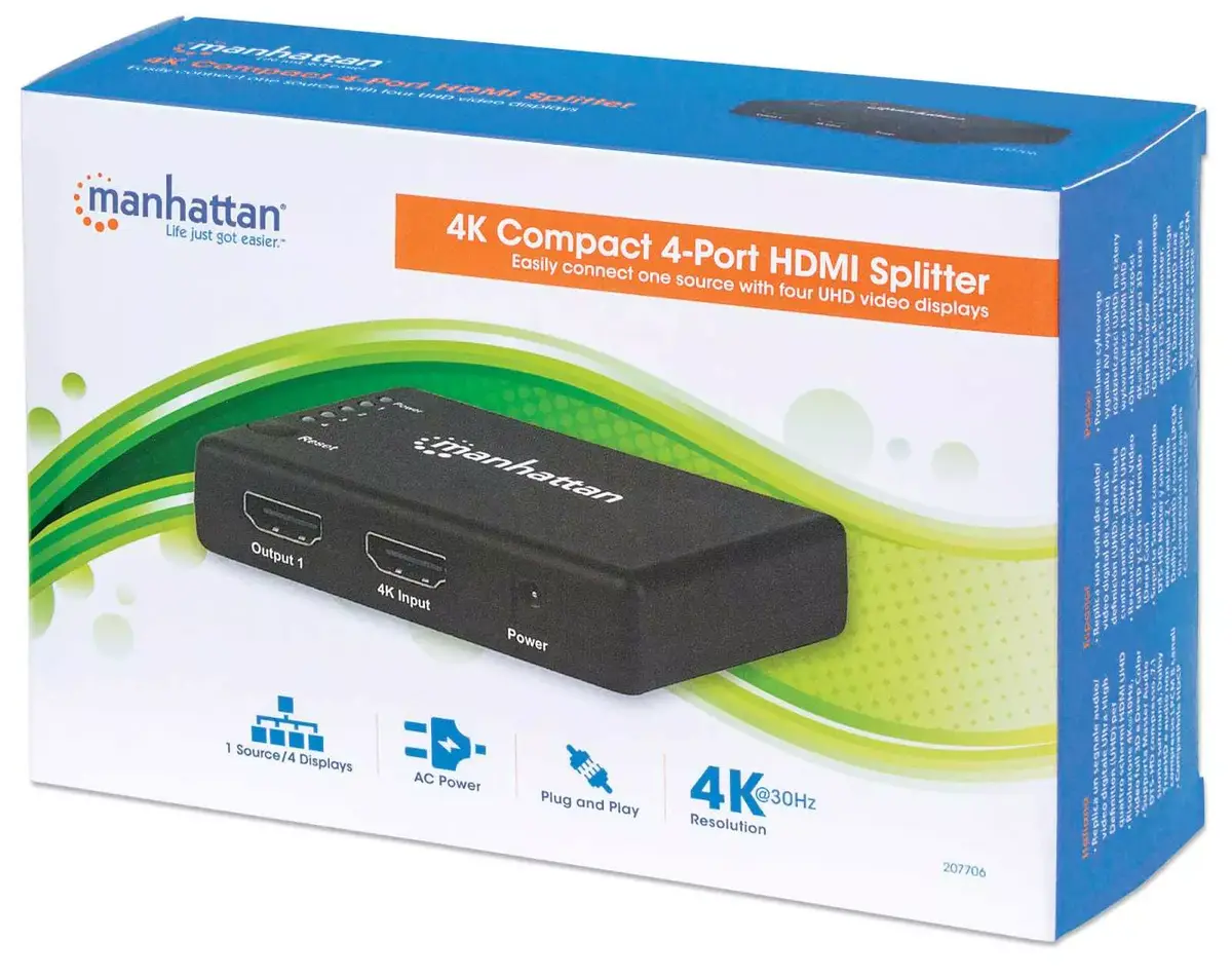 HDMI Splitter Manhattan 4-Port Photo 8