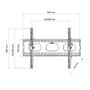 Настенное крепление ART RAMT AR-11 для 42"–70" Photo 4