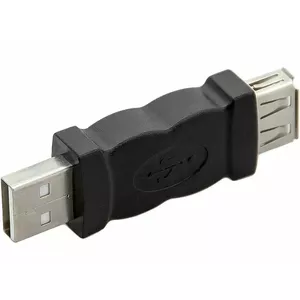 Adapter BLOW 75-871 (USB A male to USB 2.0 A female, black)