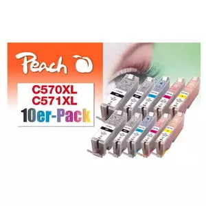Картридж Peach PGI-570XL/CLI-571XL Multi-10-Pack Черный