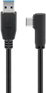 MicroConnect USB3.1CA1A Cable USB A to USB C 1 m Black USB 3.2 Gen 2
