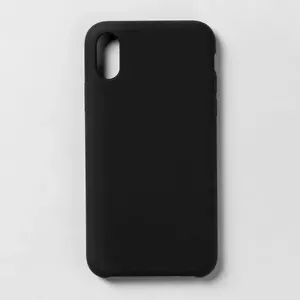 Силиконовый чехол Evelatus для iPhone X — Soft Touch, чёрный