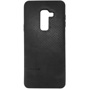 Защитный TPU чехол Evelatus для Samsung A6 Plus 2018 с металлической пластиной для магнитного автомобильного держателя, чёрный