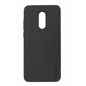 TPU case Evelatus for Samsung Galaxy A6 (2018) with integrated metal plate for magnetic car holder, Black