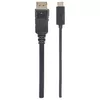 USB-C uz DisplayPort kabelis Manhattan CDP2DP1MBD Photo 4