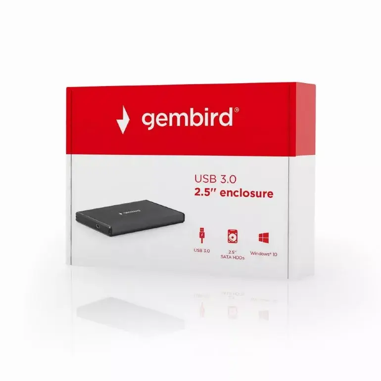 HDD enclosure GEMBIRD EE2-U3S-3 2.5" USB 3.2 Photo 6