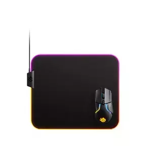 Steelseries QcK Prism Cloth Medium Spēļu peles paliktnis Melns